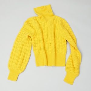 NWT ALC Mustard Yellow Turtleneck Sweater